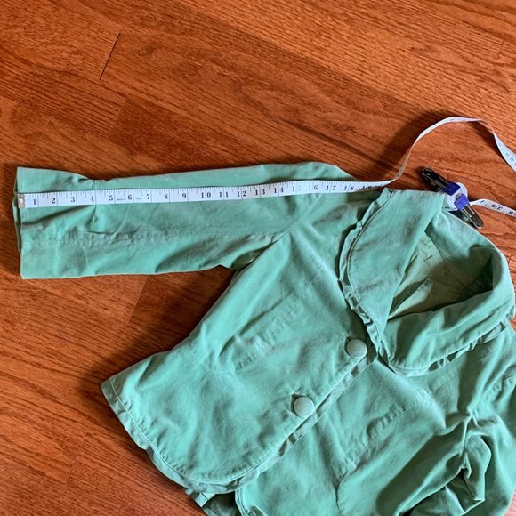 Anthropology, women’s mint green velvet blazer, please see photos for sizing. - Picture 9 of 10